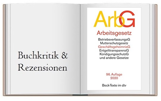 Cover zur Buchempfehlung: Arbeitsgesetze ArbG